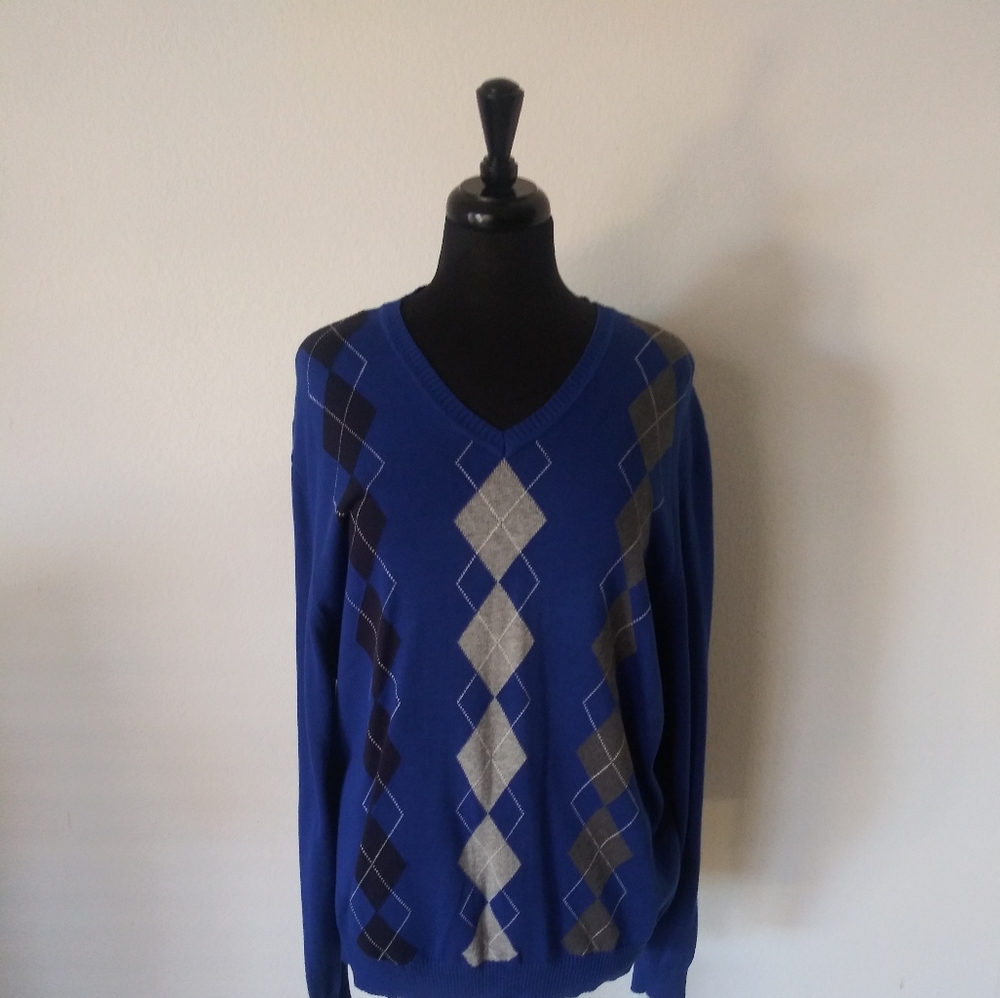 Men's club room cotton sweater